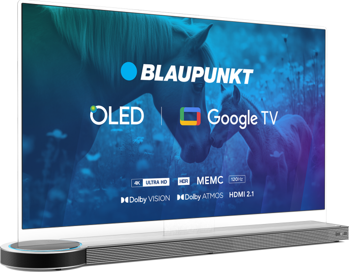 Průhledná OLED televize Blaupunkt přitahuje pozornost. Zákazníka si získá i svými nekompromisními parametry