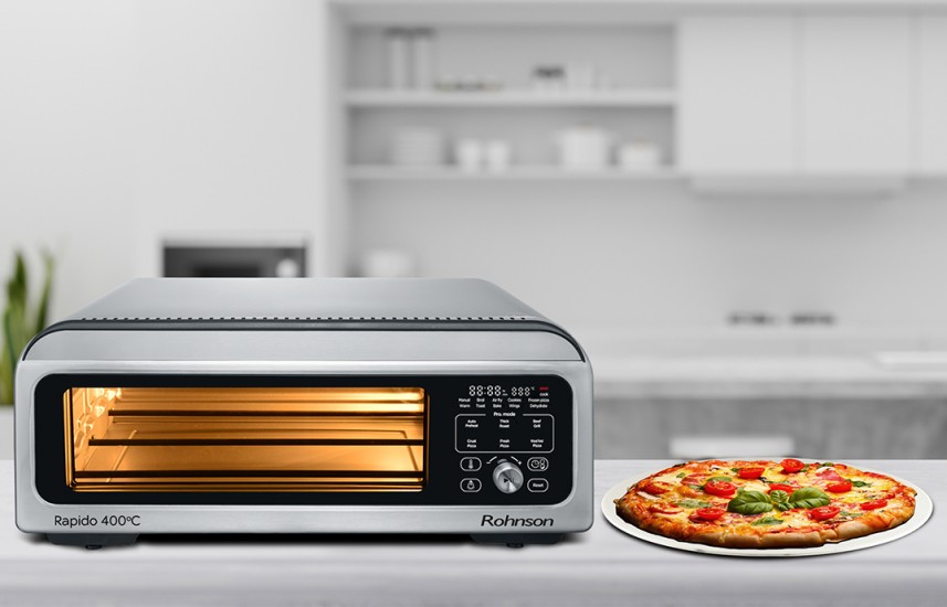 Pizza trouba Rohnson zastoupí horkovzdušnou fritézu i topinkovač