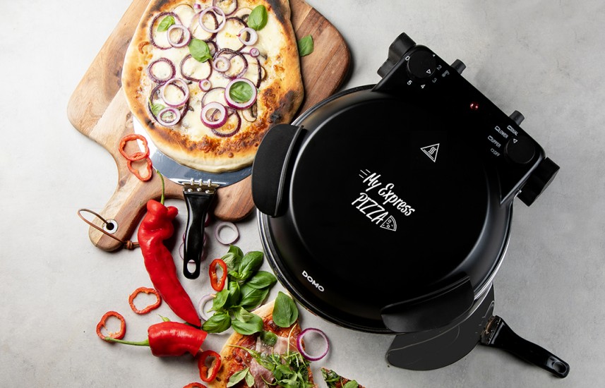 Cenově dostupná pizza pec? Doporučte novinku značky DOMO s teplotou až 400 °C