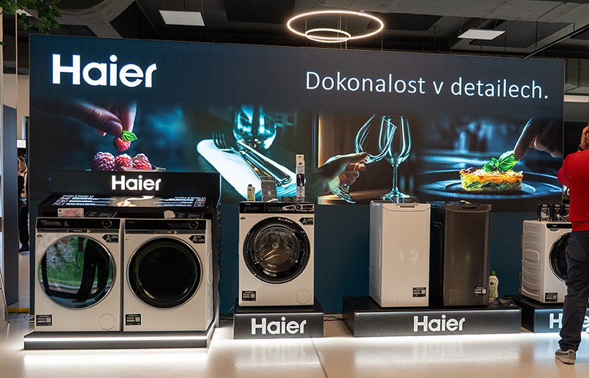 Dealerská akce Haier Innovation překvapila množstvím novinek, které míří na český trh