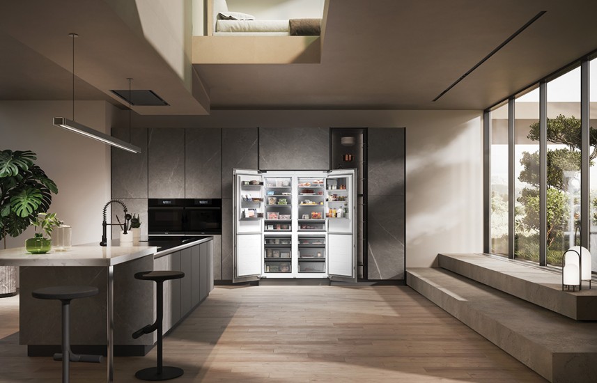 Skrytá síla americké lednice: side-by-side řešení Haier pro vestavbu na míru 